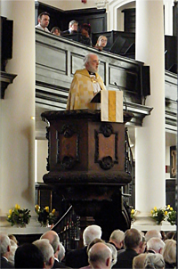 The Archbishop preaching at St Martin-in-the-Fields