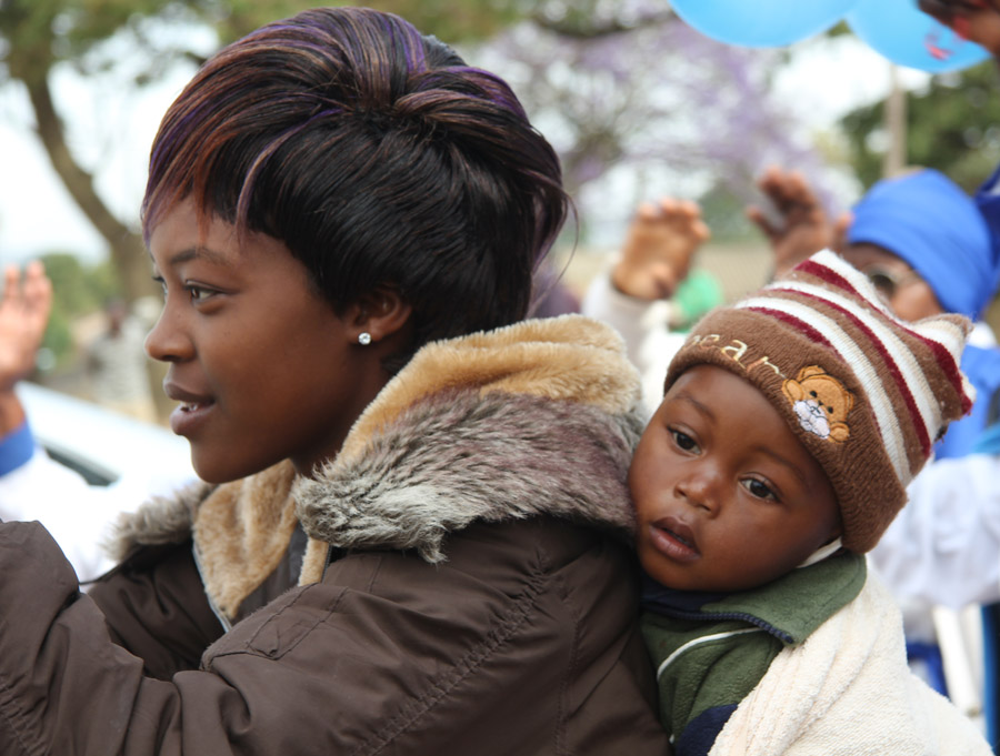 Members of the displaced congregation in Rusape, Manicaland