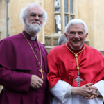 Archbishop Rowan and Pope Benedict XVI at Lambeth Palace