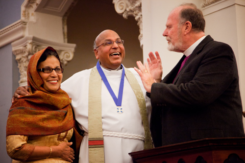 Award of Cross of St Augustine to Dr Patrick Augustine