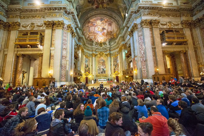 Taizé 35th European Meeting in Rome. Photo: Taizé