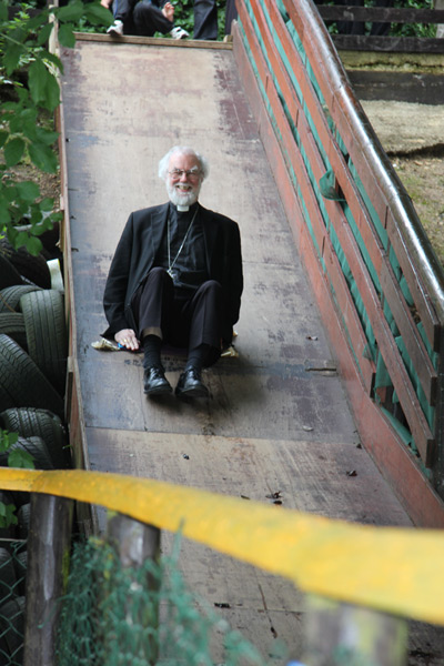 Archbishop at Hop, Skip & Jump centre