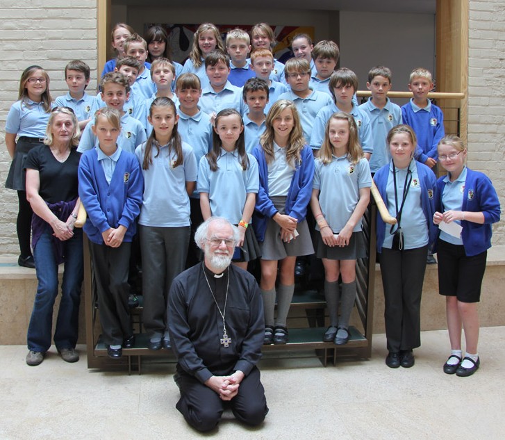 Visit of Archbishop Rowan Williams School to Lambeth Palace 