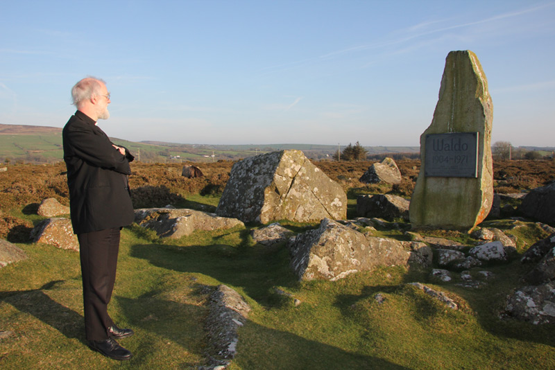 Archbishop Rowan Williams at the Waldo Williams memorial