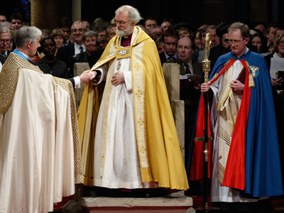 The Archbishop of Canterbury's enthronement in 2002