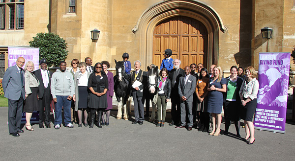 'Lambeth Giving Fund' launch event at Lambeth Palace