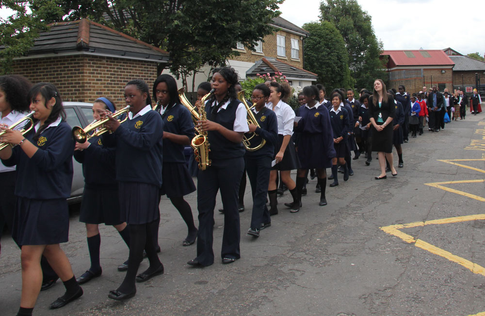 Charles Edward Brooke Girls' School procession