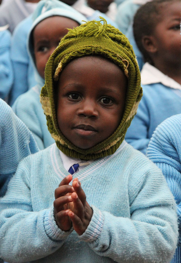 Schoolchild in Kibera, Nairobi