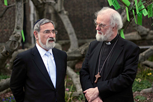 Chief Rabbi Sir Jonathan Sacks and Archbishop of Canterbury