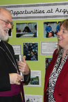 Archbishop Rowan with Head Teacher Jemima Wade
