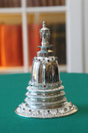 Buddhist sacred object - a silver Stupa 