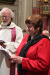 The Archbishop of Canterbury with Lynne Tembey, Mothers Union Worldwide President elect
