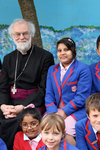 The Archbishop at The High Wycombe CofE Combined School during visit to the Oxford Diocese (6-9 May 2011)