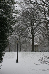 Lambeth Palace Garden in the snow