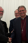 Archbishop with shortlisted author Christopher Cocksworth