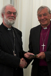 Archbishop with shortlisted author Richard Harries