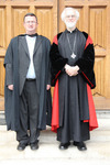 Archbishop with Lambeth Diploma recipient, the Revd Alan Pierce