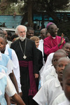 The Archbishop of Canterbury and Archbishop Eluid of Kenya at Kibera, Nairobi