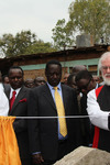 Unveiling the Plaque with Prime Minister Raila Odinga for the First Anglican University in Kenya