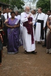 The Archbishop with Local Dancers in Sri Lanka, May 2007