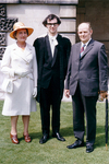 Rowan Williams on his Graduation, Christ's College Cambridge, with Parents Aneurin and Delphine Williams, 1971