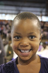A young member of the congregation at the Eucharist, Harare, Zimbabwe