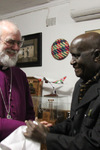 Archbishop Rowan with Kenneth Kaunda, founding father of Zambia
