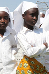 Young attendees at the Eucharist in Kitwe, Zambia